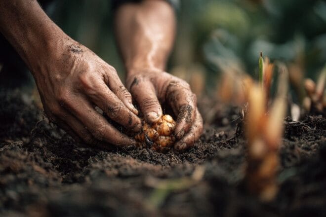 Planter des rhizomes de gingembre